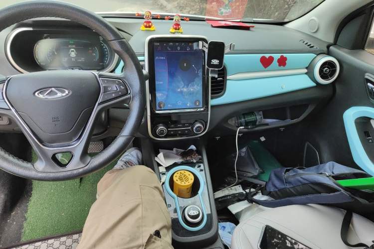 Used Chery QQ Little Ant 2021 200 000-Yuan Ant Fan Edition Talent Version NMC Battery 301 km Audio And AC Panel