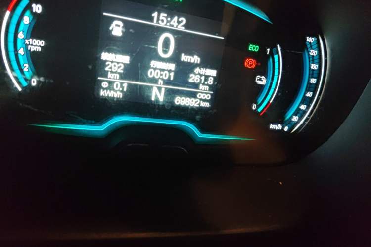 Used Chery QQ Little Ant 2021 150 000 Yuan Ant Fan Edition New Ant Cool Version Lithium Iron Phosphate Odometer Close Up