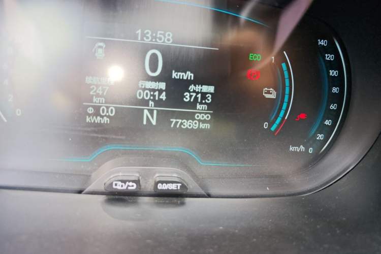 Used Chery QQ Little Ant 2021 150 000 Yuan Ant Fan Edition Ant Cool Version Lithium Iron Phosphate Odometer Close Up