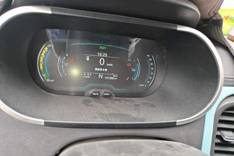 Used Chery QQ Little Ant 2021 150 000 Yuan Ant Fan Edition Ant Trend Version Lithium-Ion Battery Odometer Close Up