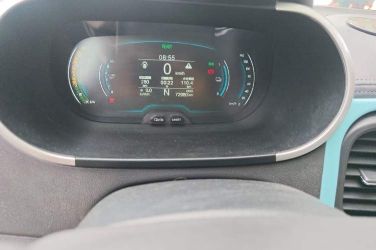 Used Chery QQ Little Ant 2021 Revised Version 150 000 Yuan Ant Fan Edition New Ant Cool Edition Lithium Iron Phosphate Odometer Close Up