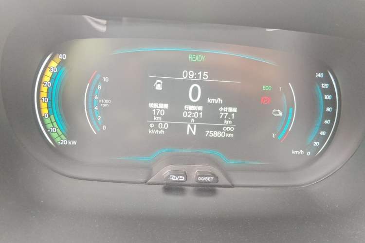 Used Chery QQ Little Ant 2021 150 000 Yuan "Ant Fan" Edition New Ant Xuan Version Lithium-NMC Battery Odometer Close Up