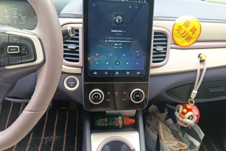 Used Chery QQ Little Ant 2022 Me 301km Rococo Lithium Iron Phosphate Audio And AC Panel