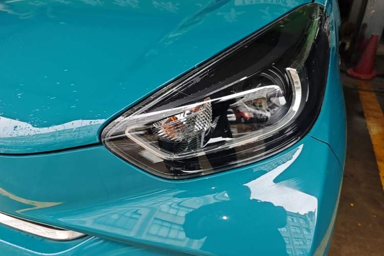 Used Chery QQ Little Ant 2022 Sweet Pink Edition Half-Sugar Version Lithium Iron Phosphate 30 kW 301 km Left Front Headlight