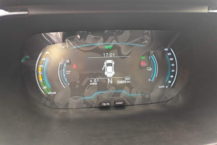 Used Chery QQ Little Ant 2022 Revised Version Sweet Pink Edition Half-Sugar Version Lithium Iron Phosphate 30.7 kWh 30 kW 301 km Instrument Cluster