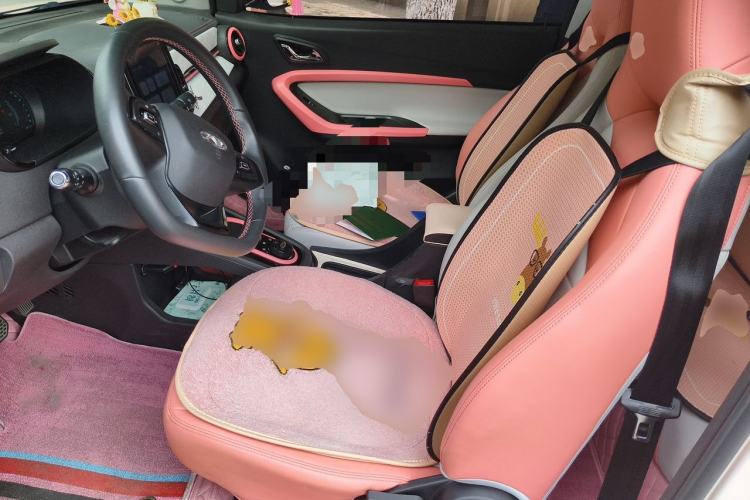 Used Chery QQ Little Ant 2022 Sweet Pink Edition Half-Sugar Version Lithium Iron Phosphate 30 kW 301 km Left Front Seat