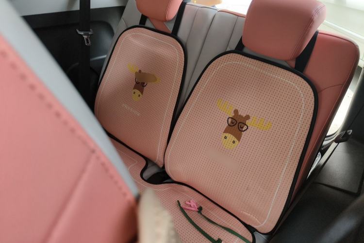 Used Chery QQ Little Ant 2022 Sweet Pink Edition Half-Sugar Version Lithium Iron Phosphate 30 kW 301 km Left Rear Seat