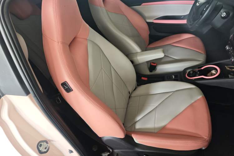 Used Chery QQ Little Ant 2022 Revised Version Sweet Pink Edition Half-Sugar Version Lithium Iron Phosphate 30.7 kWh 30 kW 301 km Right Front Seat