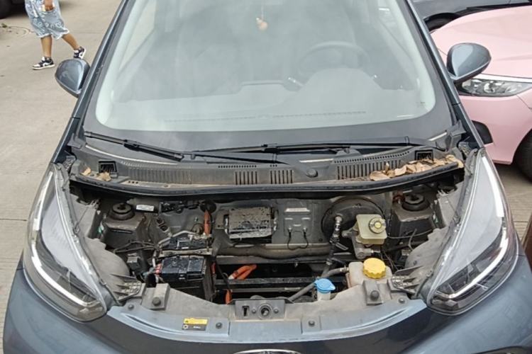Used Chery QQ Little Ant 2022 Sweet Pink Edition Full Sugar Version Lithium Iron Phosphate 29.2 kWh 30 kW 301 km Engine Bay