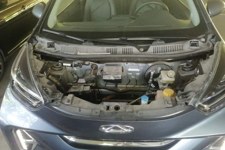 Used Chery QQ Little Ant 2022 Sweet Pink Edition Half-Sugar Version 3-Cell Lithium 30kW 301km Engine Bay