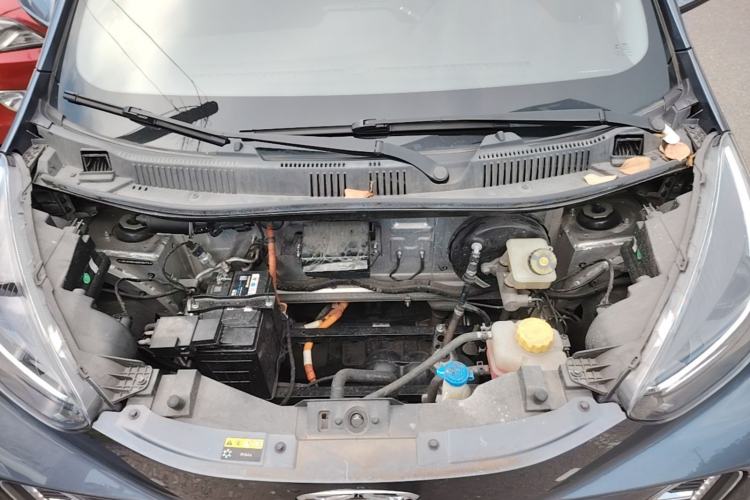 Used Chery QQ Little Ant 2022 Sweet Pink Edition Half-Sugar Version Lithium Iron Phosphate 30 kW 301 km Engine Bay