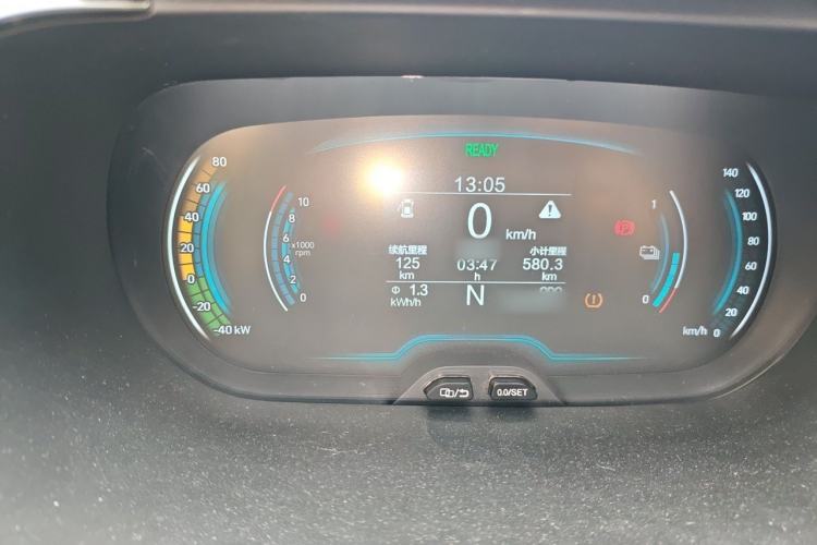 Used Chery QQ Little Ant 2022 Revised Version Sweet Pink Edition Half-Sugar Version Lithium Iron Phosphate 30.7 kWh 30 kW 301 km Instrument Cluster