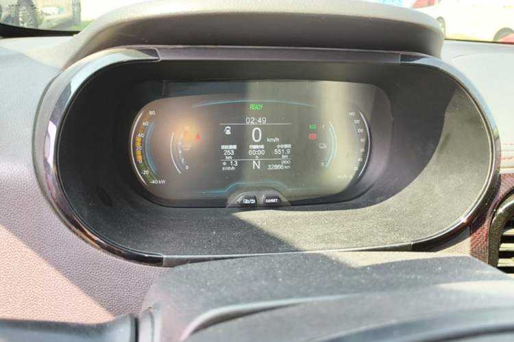 Used Chery QQ Little Ant 2022 Sweet Pink Edition Half-Sugar Version Lithium Iron Phosphate 30 kW 301 km Instrument Cluster