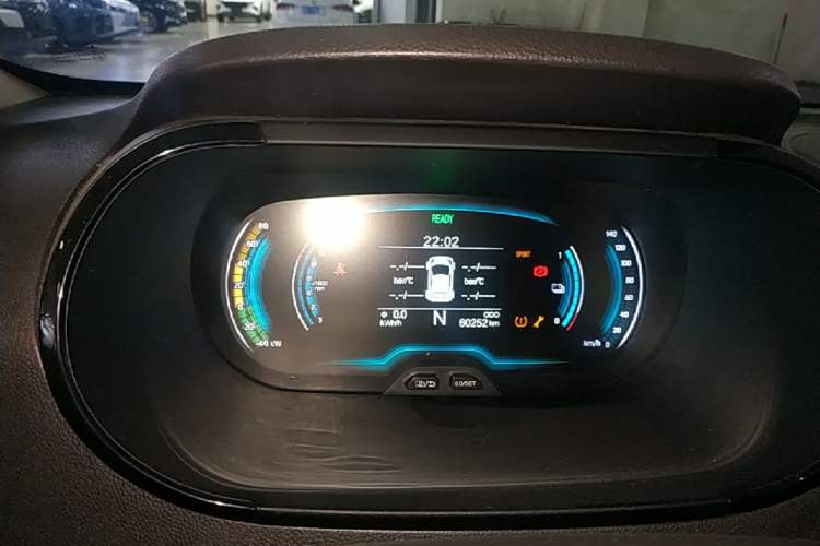 Used Chery QQ Little Ant 2022 Restyled Version Sweet Pink Edition Half-Sugar Version 28.8 kWh 30 kW 301 km Instrument Cluster