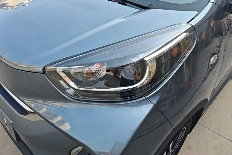 Used Chery QQ Little Ant 2022 Sweet Pink Edition Half-Sugar Version Lithium Iron Phosphate 30 kW 301 km Left Front Headlight