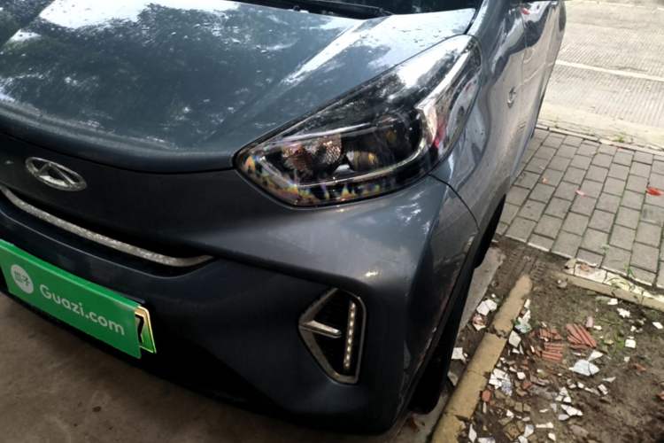 Used Chery QQ Little Ant 2022 Sweet Pink Edition Half-Sugar Version Lithium Iron Phosphate 30 kW 301 km Left Front Headlight