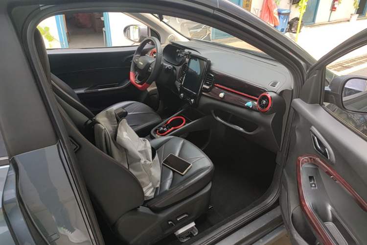 Used Chery QQ Little Ant 2022 Sweet Pink Edition Half-Sugar Version Lithium Iron Phosphate 30 kW 301 km Right Front Seat