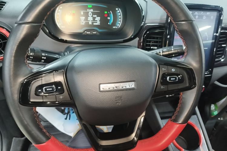 Used Chery QQ Little Ant 2022 Sweet Pink Edition Half-Sugar Version Lithium Iron Phosphate 30 kW 301 km Steering Wheel