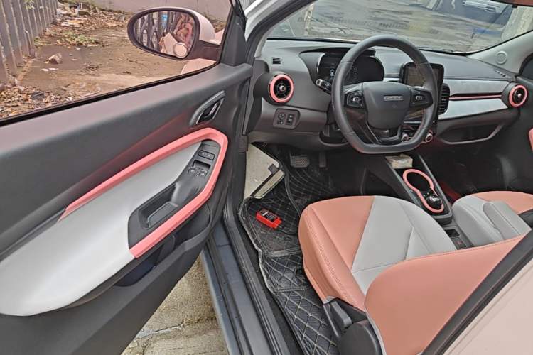 Used Chery QQ Little Ant 2022 Restyled Version Sweet Pink Edition Half-Sugar Version 30.6 kWh 30 kW 301 km Driver Seat