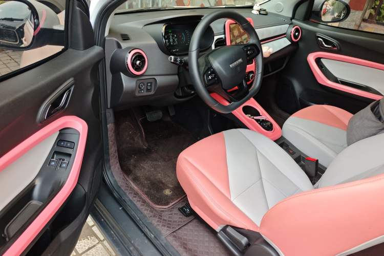 Used Chery QQ Little Ant 2022 Sweet Pink Edition Half-Sugar Version 3-Cell Lithium 30kW 301km Driver Seat