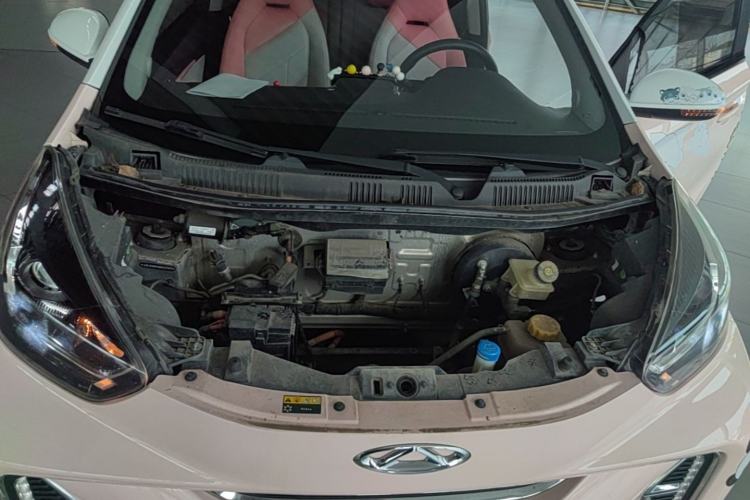 Used Chery QQ Little Ant 2022 Sweet Pink Edition Half-Sugar Version Lithium Iron Phosphate 29.2 kWh 30 kW 301 km Engine Bay