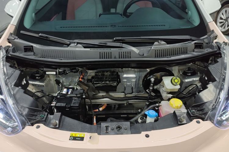 Used Chery QQ Little Ant 2022 Sweet Pink Edition Half-Sugar Version Lithium Iron Phosphate 30 kW 301 km Engine Bay