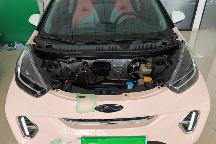 Used Chery QQ Little Ant 2022 Sweet Pink Edition Half-Sugar Version Lithium Iron Phosphate 29.2 kWh 30 kW 301 km Engine Bay
