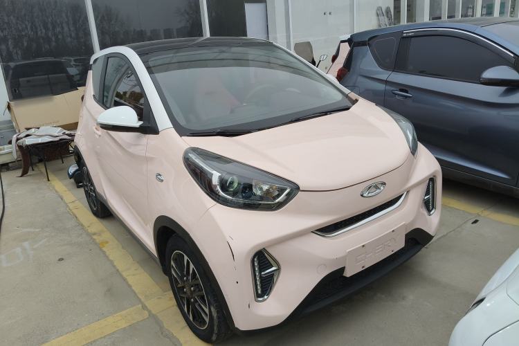 Used Chery QQ Little Ant 2022 Revised Version Sweet Pink Edition Half-Sugar Version Lithium Iron Phosphate 30.7 kWh 30 kW 301 km Exterior 1