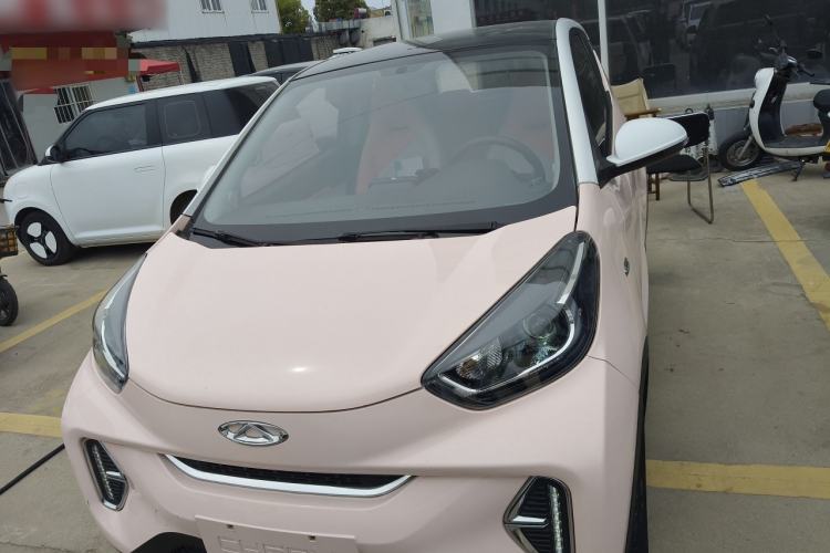 Used Chery QQ Little Ant 2022 Revised Version Sweet Pink Edition Half-Sugar Version Lithium Iron Phosphate 30.7 kWh 30 kW 301 km Front