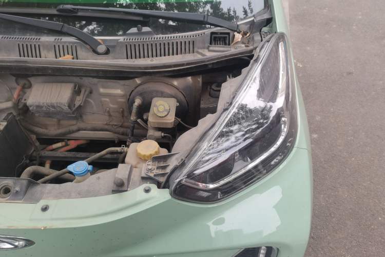 Used Chery QQ Little Ant 2022 Sweet Pink Edition Half-Sugar Version Lithium Iron Phosphate 30 kW 301 km Engine Bay Left