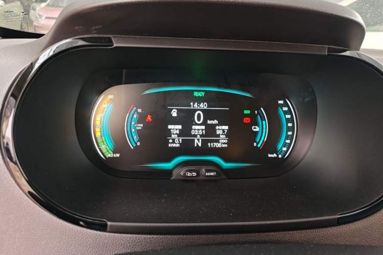 Used Chery QQ Little Ant 2022 Sweet Pink Edition Full-Sugar Version Lithium Iron Phosphate 30 kW 301 km Instrument Cluster