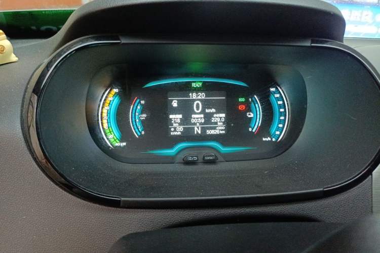 Used Chery QQ Little Ant 2022 Sweet Pink Edition Half-Sugar Version Lithium Iron Phosphate 29.2 kWh 30 kW 301 km Instrument Cluster