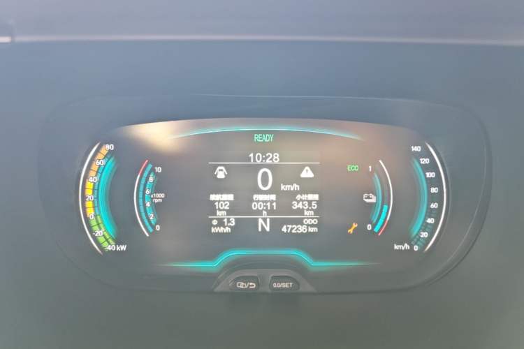 Used Chery QQ Little Ant 2022 Sweet Pink Edition Half-Sugar Version Lithium Iron Phosphate 29.2 kWh 30 kW 301 km Instrument Cluster