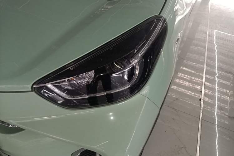 Used Chery QQ Little Ant 2022 Revised Version Sweet Pink Edition Half-Sugar Version Lithium Iron Phosphate 30.7 kWh 30 kW 301 km Left Front Headlight