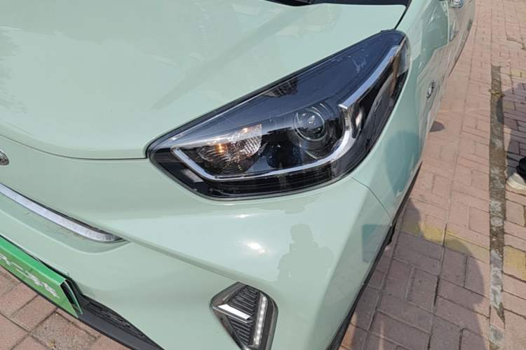 Used Chery QQ Little Ant 2022 Sweet Pink Edition Half-Sugar Version Lithium Iron Phosphate 30 kW 301 km Left Front Headlight