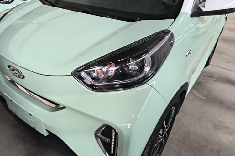 Used Chery QQ Little Ant 2022 Sweet Pink Edition Full-Sugar Version Lithium Iron Phosphate 30 kW 301 km Left Front Headlight