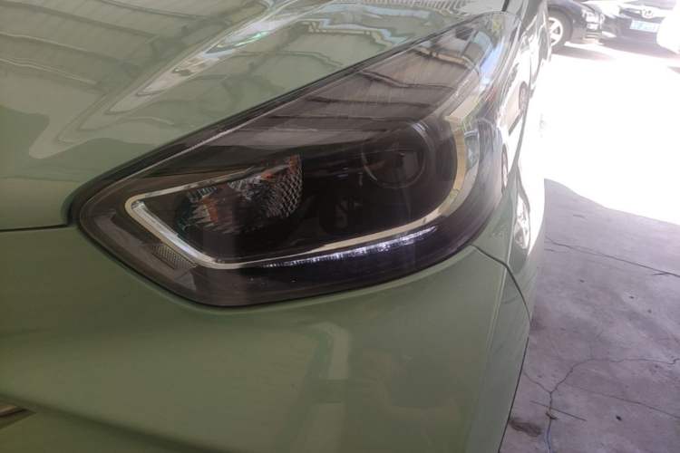 Used Chery QQ Little Ant 2022 Sweet Pink Edition Half-Sugar Version Lithium Iron Phosphate 30 kW 301 km Left Front Headlight