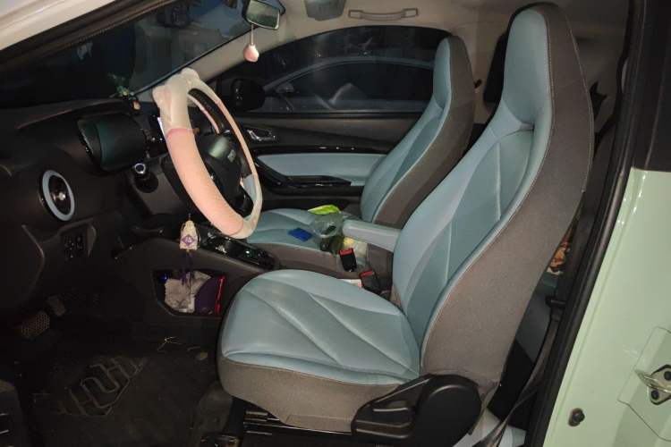 Used Chery QQ Little Ant 2022 Sweet Pink Edition Half-Sugar Version 3-Cell Lithium 30kW 301km Left Front Seat