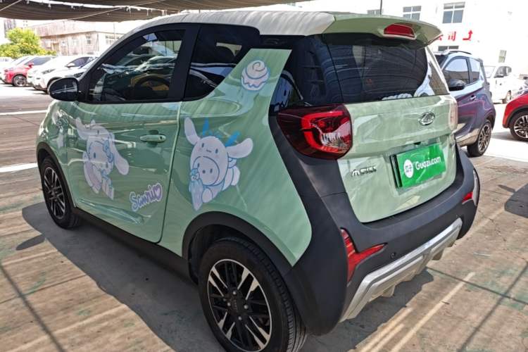 Used Chery QQ Little Ant 2022 Restyled Version Sweet Pink Edition Half-Sugar Version 28.8 kWh 30 kW 301 km Rear Left 45 Deg