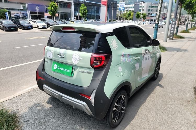 Used Chery QQ Little Ant 2022 Restyled Version Sweet Pink Edition Half-Sugar Version 28.8 kWh 30 kW 301 km Rear Right 45 Deg