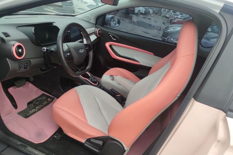 Used Chery QQ Little Ant 2022 Restyled Version Sweet Pink Edition Low-Sugar Version Lithium Iron Phosphate Battery 30.7 kWh 30 kW 301 km Left Front Seat