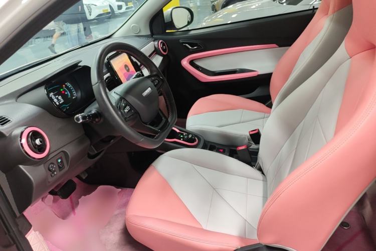 Used Chery QQ Little Ant 2022 Sweet Pink Edition Half-Sugar Version Lithium Iron Phosphate 30 kW 301 km Left Front Seat