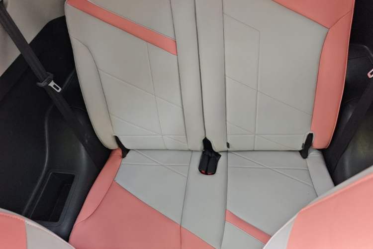 Used Chery QQ Little Ant 2022 Revised Version Sweet Pink Edition Half-Sugar Version Lithium Iron Phosphate 30.7 kWh 30 kW 301 km Left Rear Seat