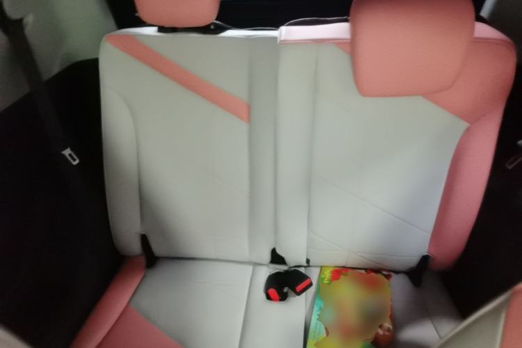 Used Chery QQ Little Ant 2022 Revised Version Sweet Pink Edition Half-Sugar Version Lithium Iron Phosphate 30.7 kWh 30 kW 301 km Left Rear Seat
