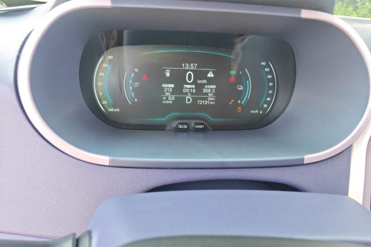 Used Chery QQ Little Ant 2022 Mei Romance 30.6 kWh Odometer Close Up