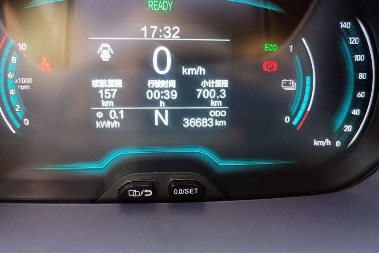 Used Chery QQ Little Ant 2022 Me 301km Romance Phosphate Lithium-Iron Odometer Close Up