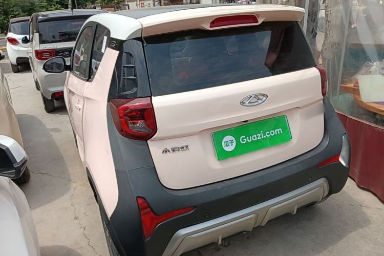 Used Chery QQ Little Ant 2022 Restyled Version Sweet Pink Edition Half-Sugar Version 30.6 kWh 30 kW 301 km Rear Left 45 Deg