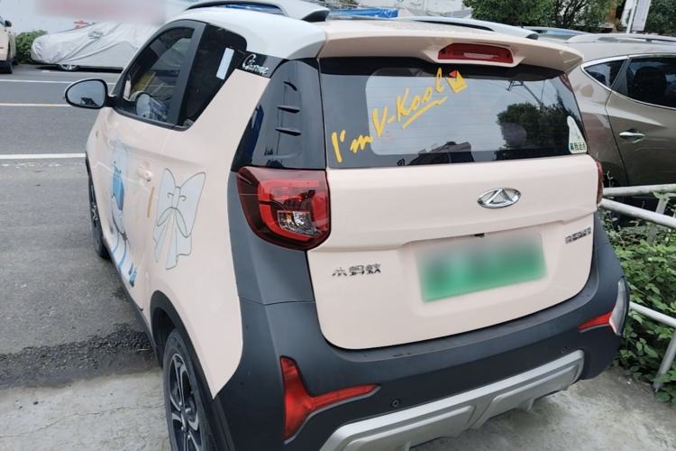 Used Chery QQ Little Ant 2022 Me 301km Rococo Lithium Iron Phosphate Rear Left 45 Deg