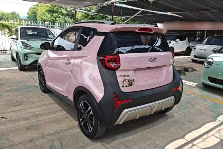 Used Chery QQ Little Ant 2022 Updated Version Sweet Pink Edition Full Sugar Version Lithium Iron Phosphate 30.7 kWh 30 kW 301 km Rear Left 45 Deg