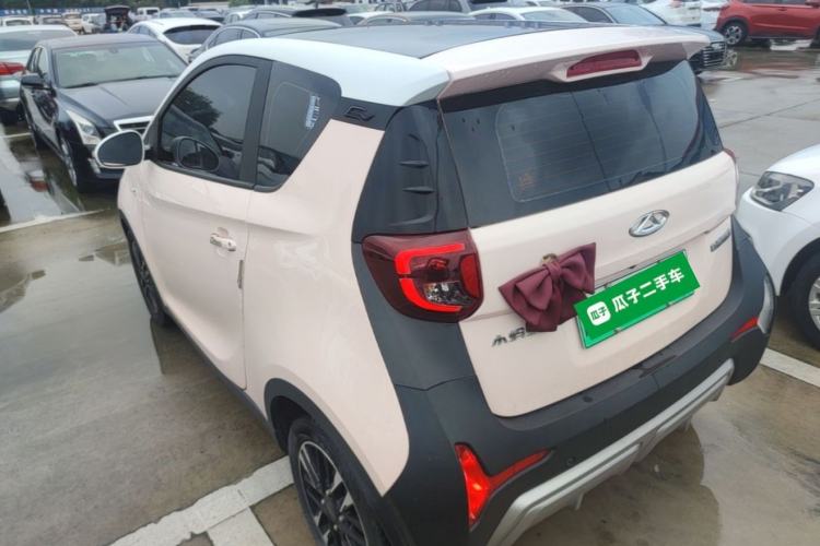 Used Chery QQ Little Ant 2022 Restyled Version Sweet Pink Edition Low-Sugar Version Lithium Iron Phosphate Battery 30.7 kWh 30 kW 301 km Rear Left 45 Deg